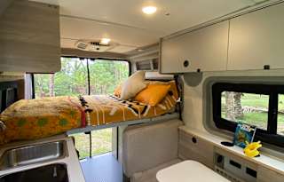 Brand New 2023 Camper Van w/ Solar & A/C, Sleeps 2